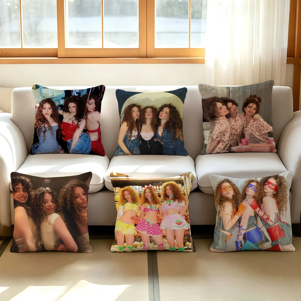 Singer K-Kalogeras S-Sisters cushion cover Comfortable Decorative For Bedroom Living room Dormitory Picnic and Holiday