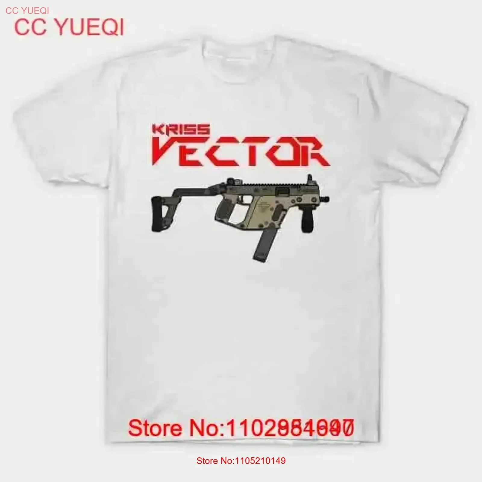 Kriss Vector T Shirt S 5XL Fast Shipping vintage Washed Stylish Versatile streetwear Stretched Casual Comfortable Soft