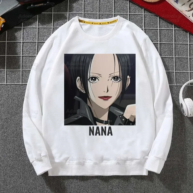 Black Stones NANA Osaki Anime Men\'s/Women\'s Hoodies Spring Autumn Male Casual Hoodies Sweatshirts Men\'s Hoodies Sweatshirt Tops