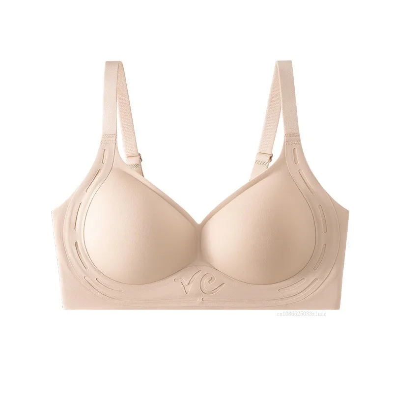 女性の大きな胸用下着シームレスなたるみ防止ブラジャー調節可能なフルカップブラジャー快適なワイヤレスランジェリーサマースポーツブラ