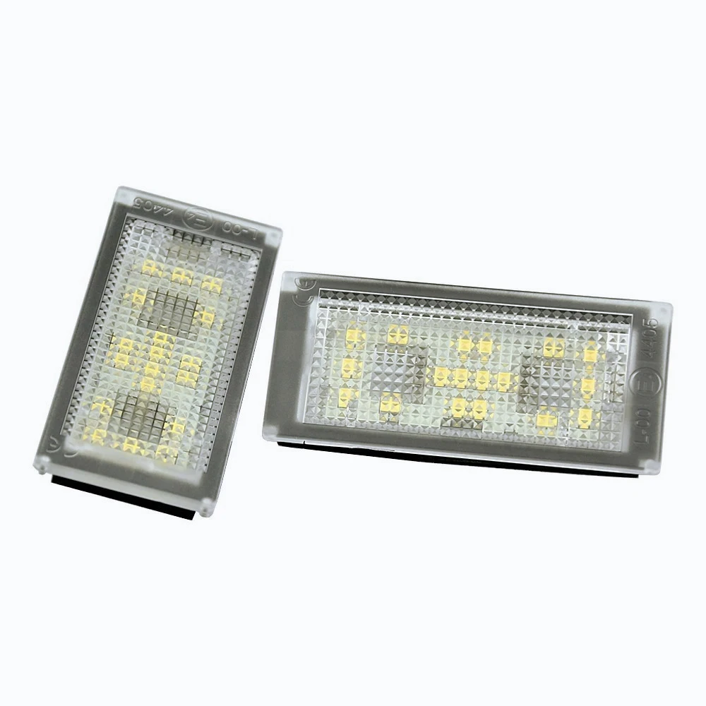 

ZV-2x For BMW 7 Series E65 E66 2006-2008 Facelift White License Plate Lights LED Number Plate Light Error Free License Plate Lam