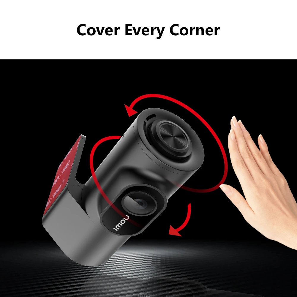 IMOU T400 Dash Cam 4MP Car DVR Video Recorder Night Vision Voice Control WiFi Dashcam 24H Car Camera DVR Recorder