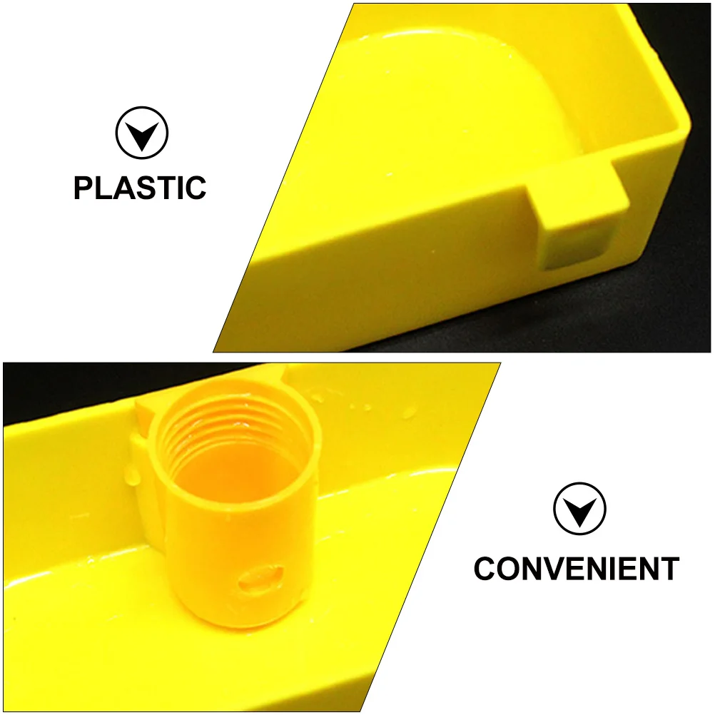 

4Pcs Bird Water Feed Container Durable Cage Waterer Fine Craftsmanship Wide Sink Bird Water Dispenser Cage Waterers