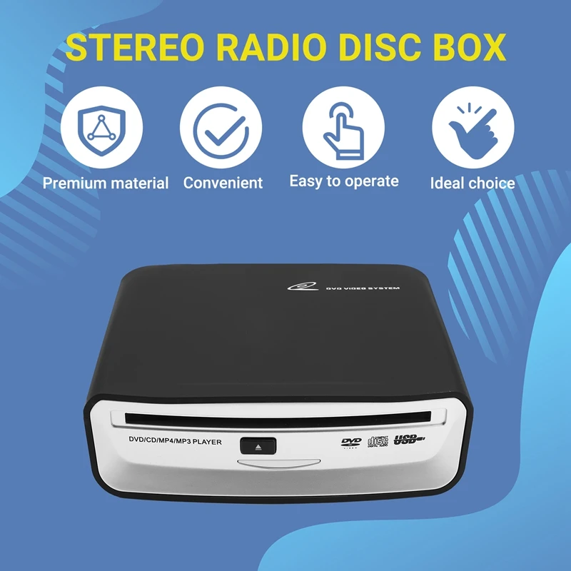 毎日の車の外部ステレオラジオディッシュボックス CD/DVD プレーヤー USB インターフェースと AUX ボックス Android プレーヤーラジオアクセサリー