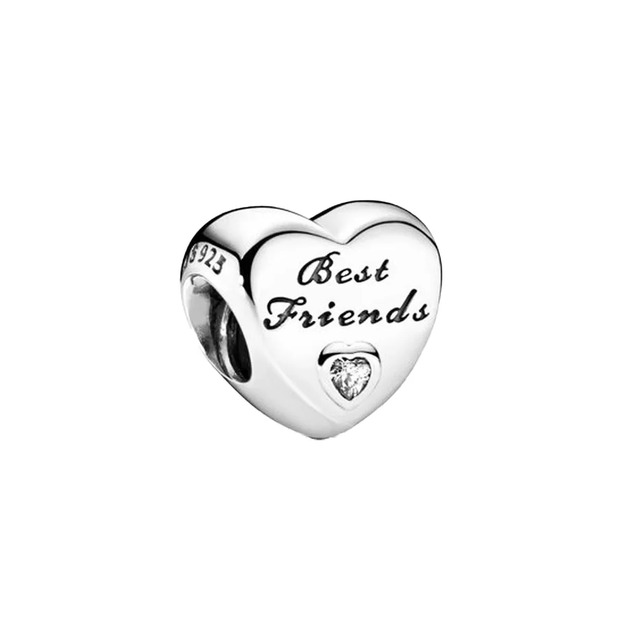 New Falling Love Charms Heart Beads Fit Original 925 Sterling Silver Bracelet DIY For Women Fashion Silver Jewelry Gifts