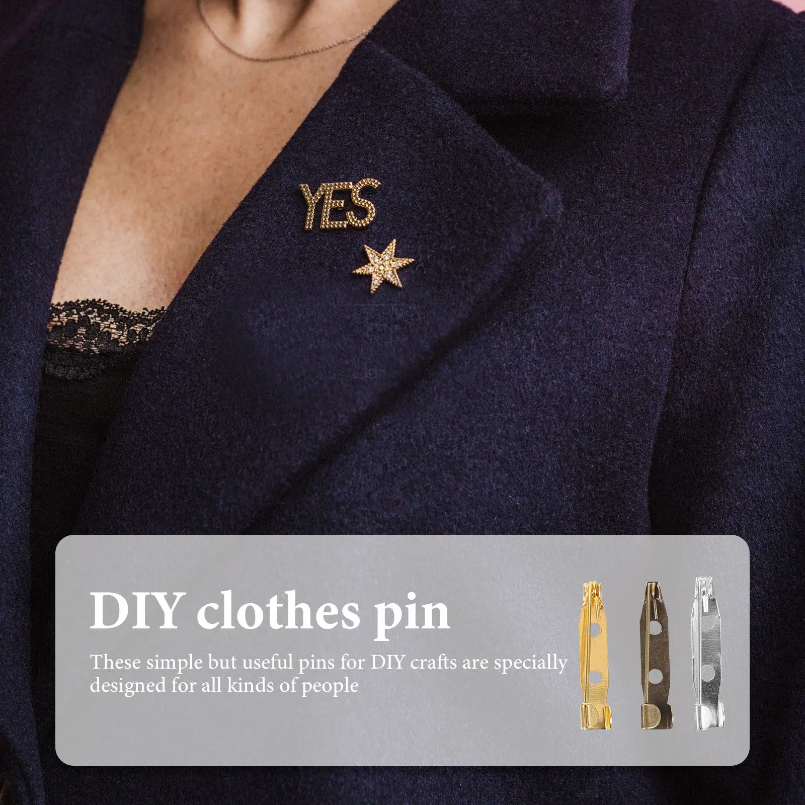 

150 шт. прочных булавок-застежек для брошей, безопасных булавок-заглушек для рукоделия, изготовления брошей, фиксации одежды, аксессуаров для рукоделия