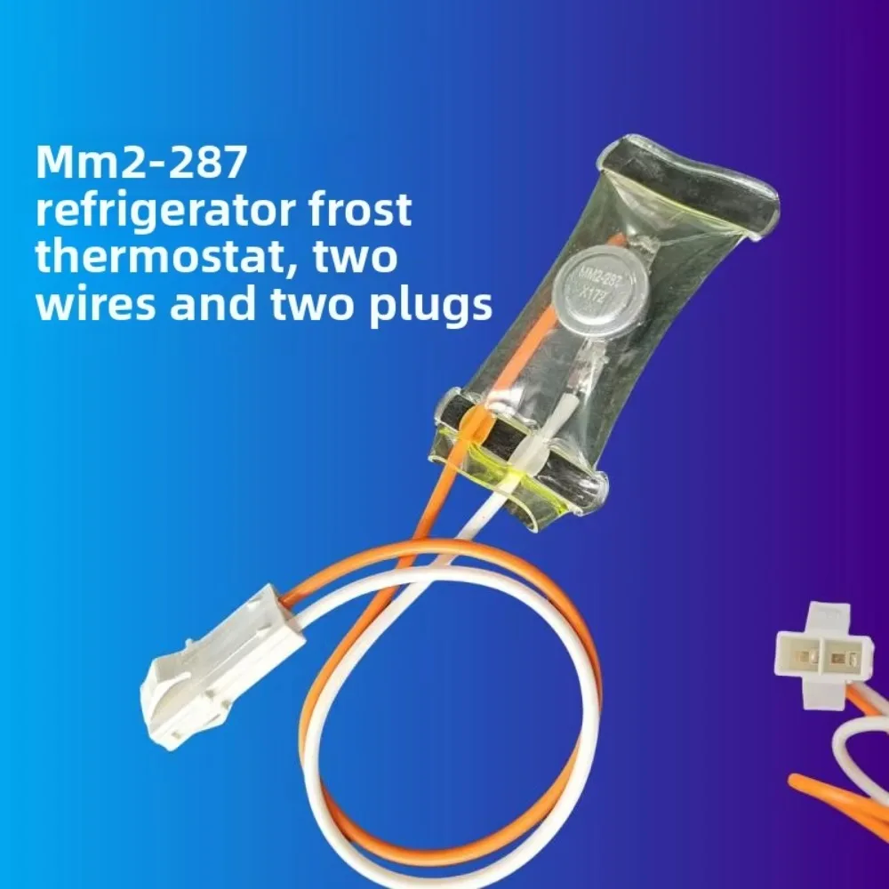MM2-287 refrigerator frosting thermostat temperature control sensor two-wire two-plug