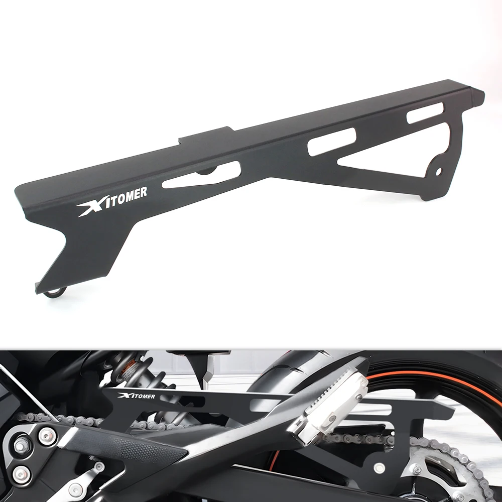 

For Yamaha FZ6R 2009 2010 2011 2012 2013 2014 2015 2016 2017 Motorbike Aluminum Chain Guard Protector Chain Sprocket Frame Cover