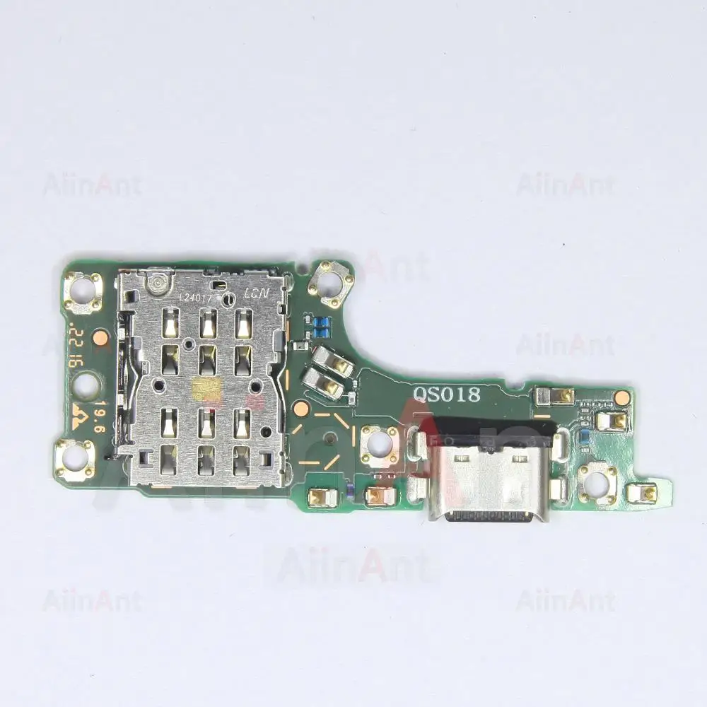 Aiinant USB Mic Sub Board Dock Charger Connector Charging Port Flex Cable For Honor X6 X7 X8 X9 X6A X7A X8A X9A 5G Phone Parts