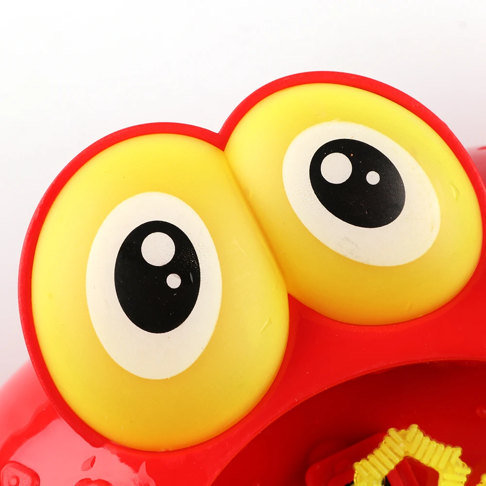 Electric Crab Bubble Machine Battery Powered Without Liquid Soap Bubble Making Toys Safe Portable for Birthday Party Decoration