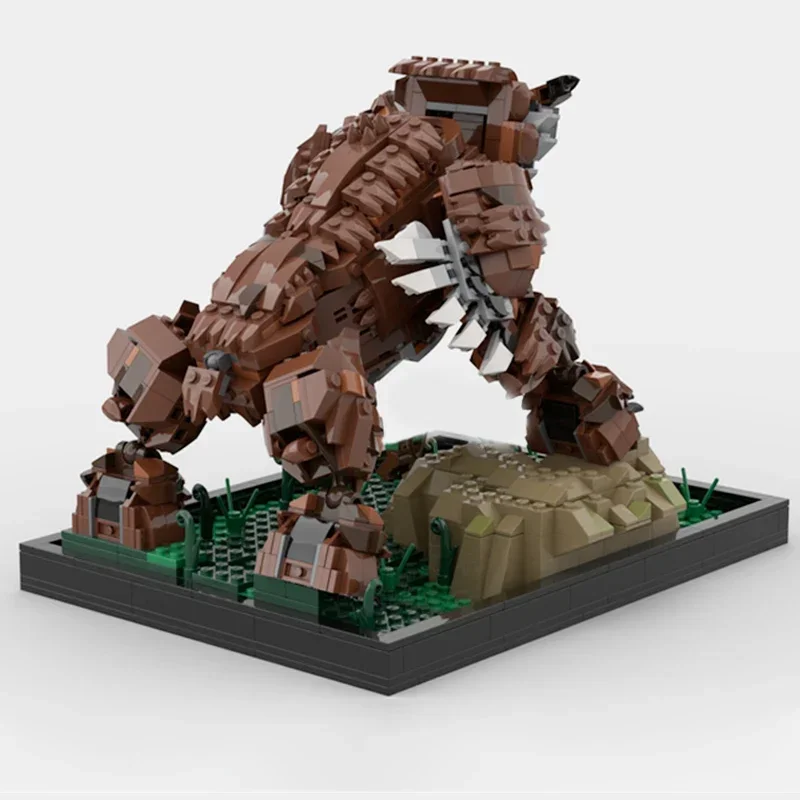 Neue Idee Monster Modell Moc Bausteine mächtige mysteriöse Eule Bär Technologie blockiert Geschenke Weihnachts spielzeug DIY setzt Montage