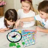 Fun Family Bingo Night Bingo Game Set Counting And Matching Skills Games Fun Family Bingo Games Reusable For Develops Children's