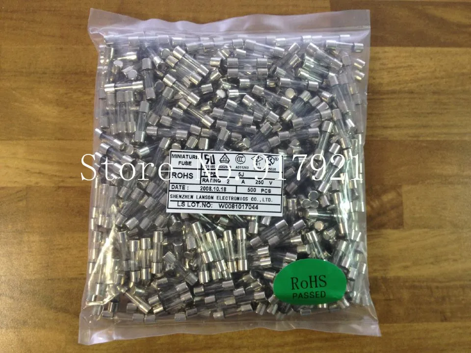 [ZOB] Lansonfuse 5J F2A 250A nagakatsu glass tube fuse 5X20  --200pcs/lot