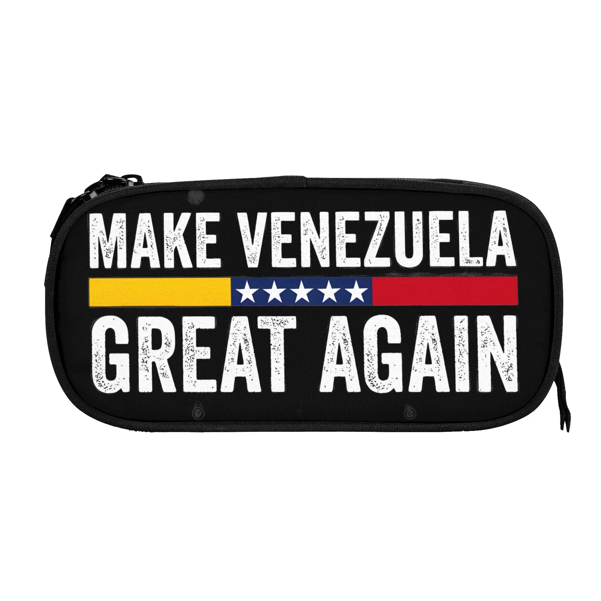 Make  Venezuela Great  Again Pencil Case Fashion   Pen Holder Bags for Student Large Storage Students School Gifts Pencilcases