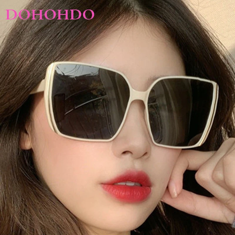 

Oversize Square Women Sunglasses Vintage Luxury Brand Designer Men Sunglass Summer Traveling Driving Shades Ladies Lentes UV400