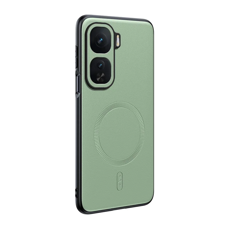 Für VIVO IQOO Neo 10 Pro Plus: Magnetische Schutzhülle aus Leder, Anti-Fingerabdruck, rutschfest, aus PC+TPU. – Detail 3