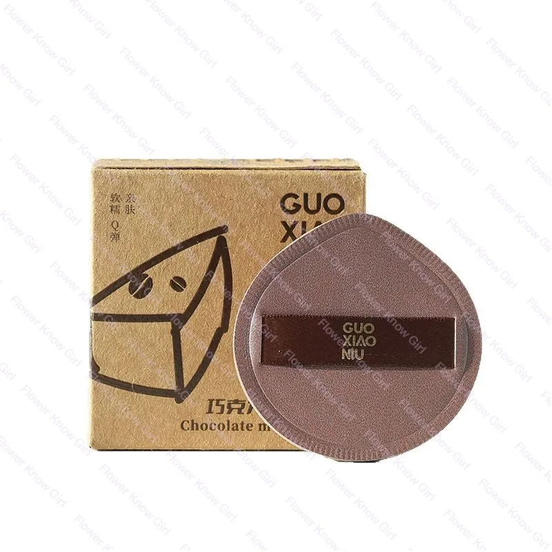 Guo Xiaoniu Puder do Mousse Czekoladowego Puff Poduszka Powietrzna Makijaż Super Miękki Beauty Egg Podkład Płyn Specjalne Narzędzie do Makijażu