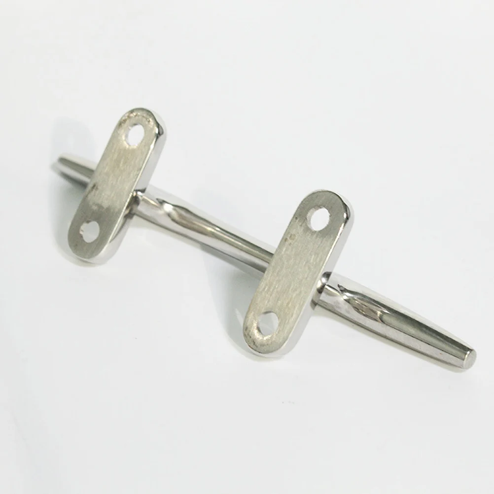 

Stainless Steel Dock Cleats 200mm Boat Mooring Accessories Metal Rope Holder Bollard Kayak Small Durable Round Hole Easy