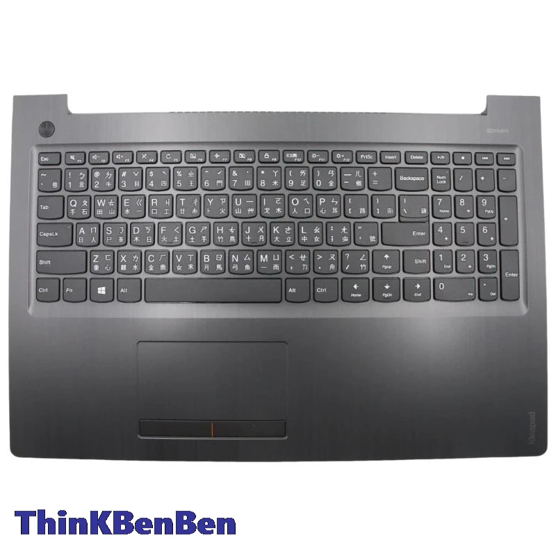 

TW Traditional Black Keyboard Upper Case Palmrest Shell Cover For Lenovo Ideapad 510 310 15 15IKB 15ISK 15IAP 15ABR 5CB0M29221