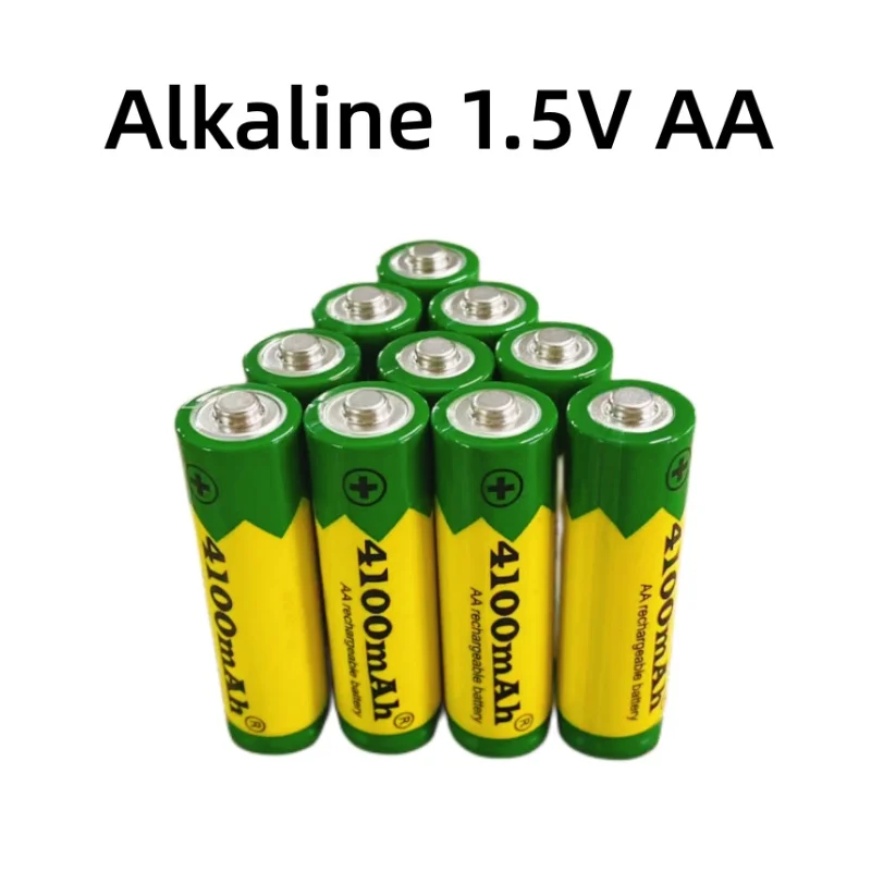 Batterie aste AA, adaptée aux jouets légers LED, 4100mAh, 1.5V, haute qualité, neuve