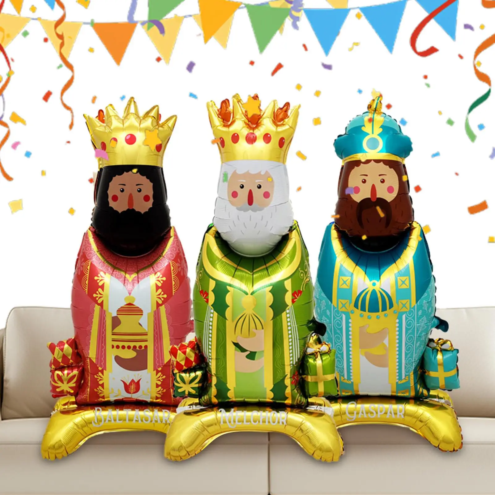 3Pcs Los Reyes Mago…