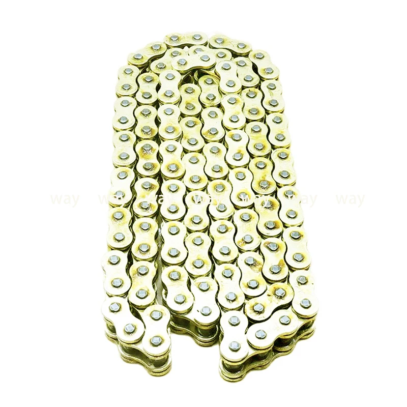 Universal Motorcycle Chain Oil Seal Chain O-Ring 520 525 530 428 Chains 120 136 Links for ATV Quad MX Enduro Motard Racing