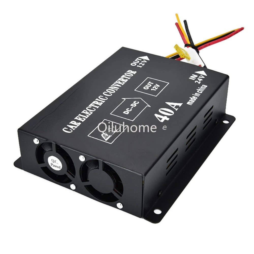 Car Customized Pressure Reducer 24V To 12V Inverter Converter Truck Audio and Video Subwoofer Modification