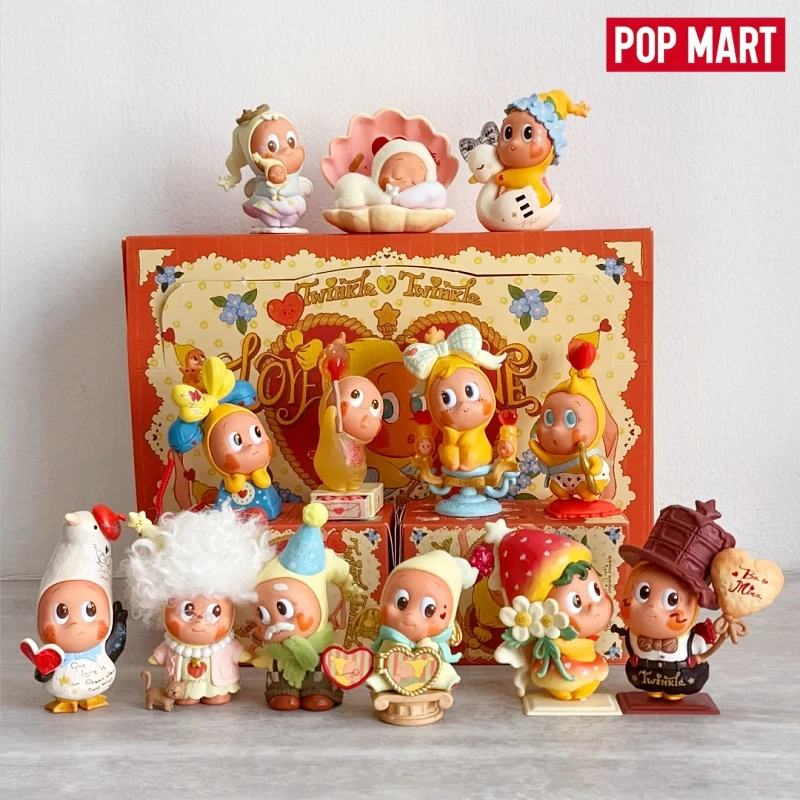 

POP MART Twinkle Twinkle Crush On You Series Blind Box Cute Collectible Figure Desktop Decor Bag Charm Birthday Gift For Girls