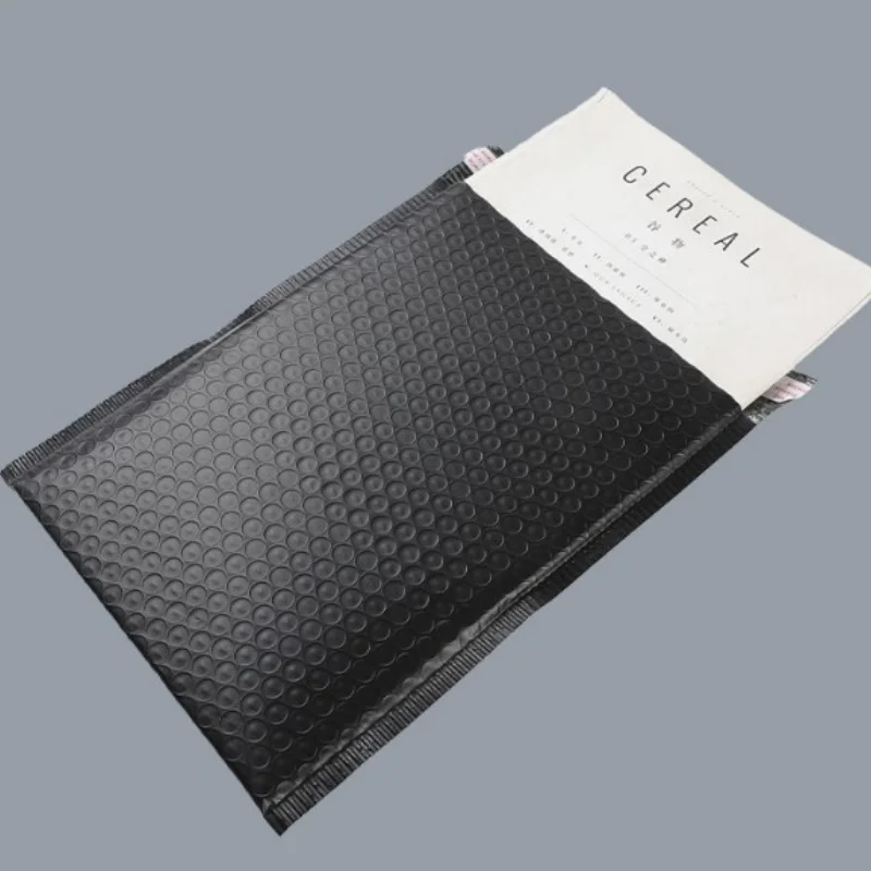 10pcs Black Bubble Envelope Bag Waterproof Foam Transport Express Bag Self Adhesive Packaging Sorting Bag - view 6