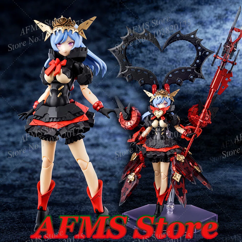 Original 1/12 Scale Mobile Suit Girl Anime Doll Chaos & Pretty Queen Of Hearts 22Cm Machine Girl Assembly Kit Action Figure Toys