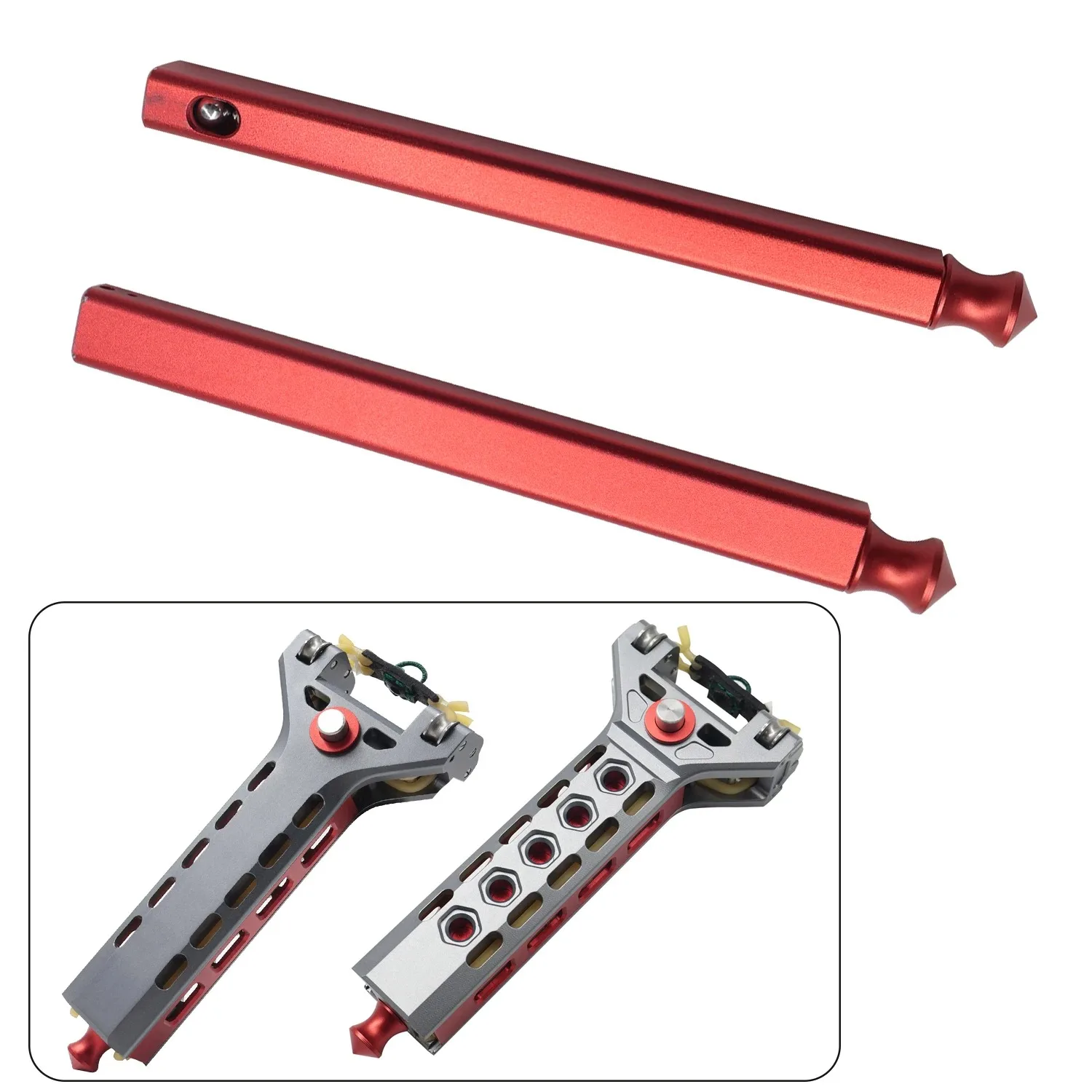 New Type Repeating Slingshot Magazine, Aluminum Alloy Ammo Holder, Self-Ejecting , Compatible With Standard 8mm Steel Balls.