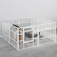 Foldable Metal Exercise Pet Playpen With Tunnel Play Pen For Dogs