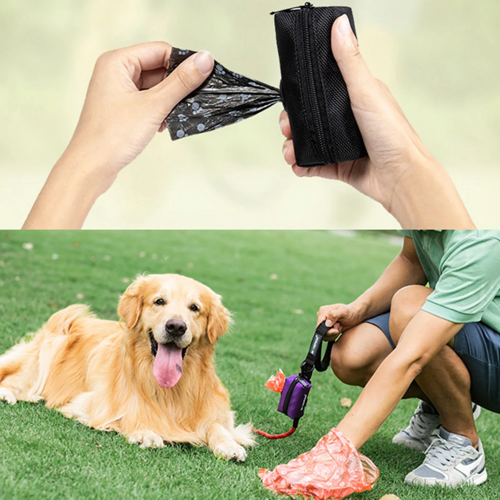 Pet Cat Dog Poops Waste Bags Space-Saving Bag Poops Holding Container for Daily Out Walking the Dog SAL99