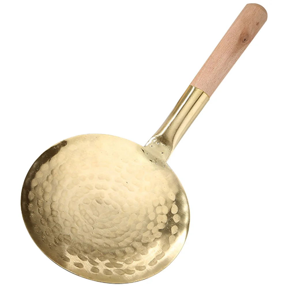 

Tofu Brain Household Soup Spoons Convenient Copper Rice Scoops Kitchen Practical Gear