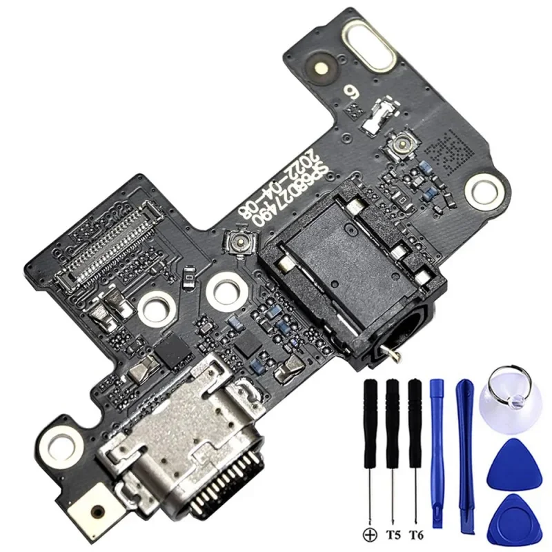 USB Charging Port Flex Cable Replacement For Moto G Stylus 5G 2022 Charger Dock Connector PCB Board Repair Part