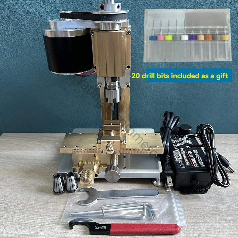 Watch repair tool Bench drilling machine Multifunctional micro and milling High precision Error 0.01mm Milling small parts