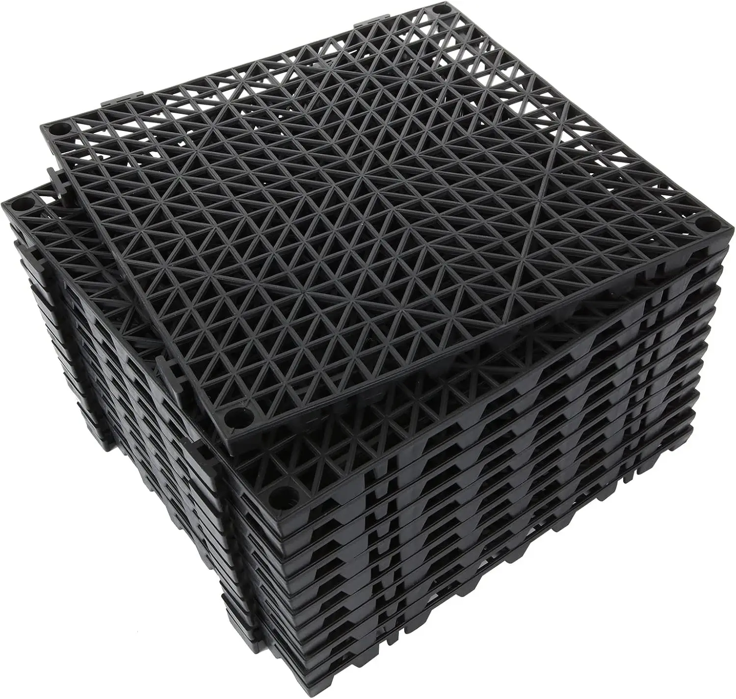 

Набор из 12 штук: 12-дюймовые соединяемые резиновые плитки для пола в ванной, нескользящие коврики для бассейна, модульные коврики для душа, для улицы