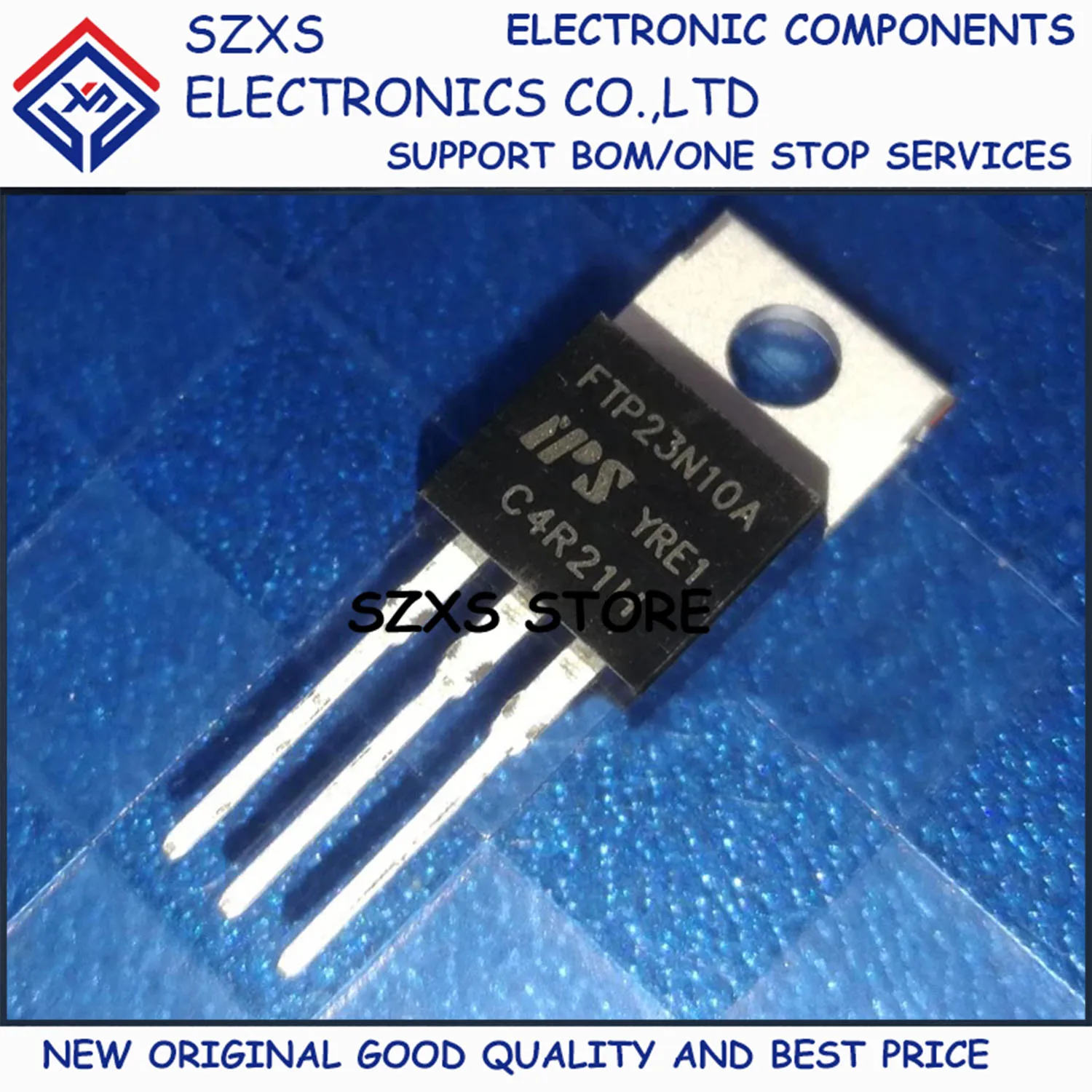 

New Original 10Pcs FTP23N10A TO-220 57A 100V MOSFET Field Effect Transistor In Stock Electronic Components Good Quality