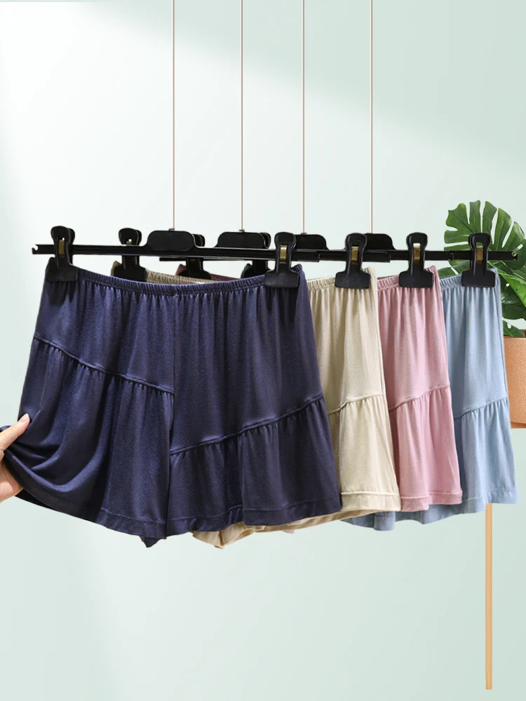 Slimming Effect Modal Summer Lightweight Cool Feeling Women's Casual Pants Short Shorts Home Clothes Sleepwear Outerwear