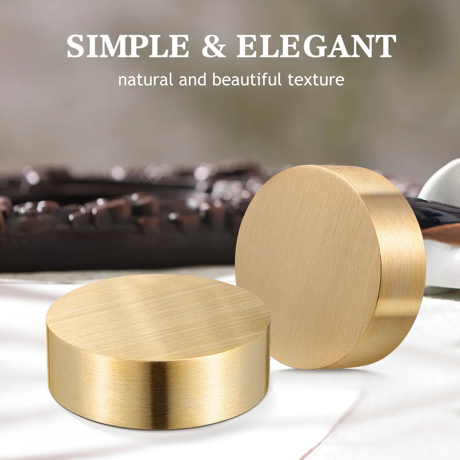 Brass Paperweight Calligraphy Tool Natural Texture Solid Heavy Paper Holder for Chinese Calligraphy Writing Painting Office Desk