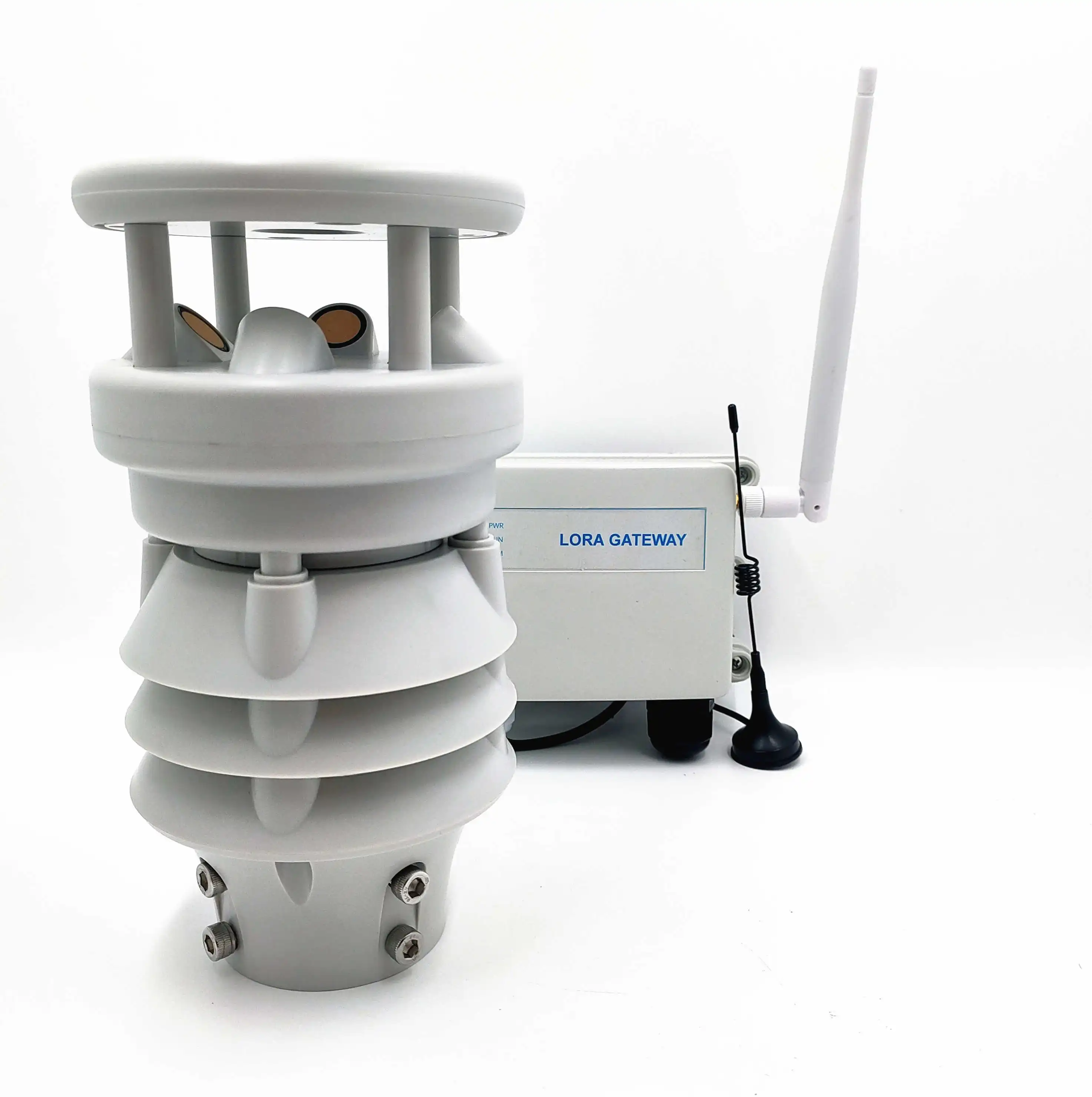 5 in 1 Air Temperature Humidity Pressure Ultrasonic Wind Speed Direction Meteorological Station Suitable for Scientific Research
