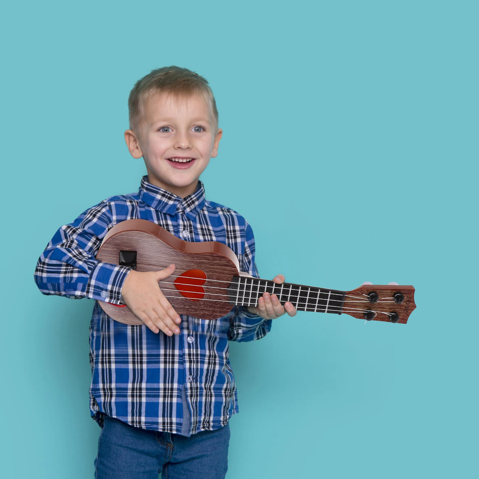 

Ukulele Toy Simulation Kids Music Plaything Musical Education Coffee Instrument Child
