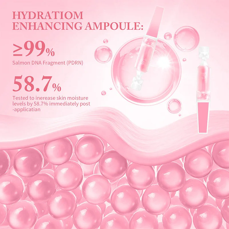 Korean Super Hydrating Salmon PDRN Essence Refreshing, Easily Absorbed Facial Plumping Portable Serum Multi-effect Firming Serum - view 4