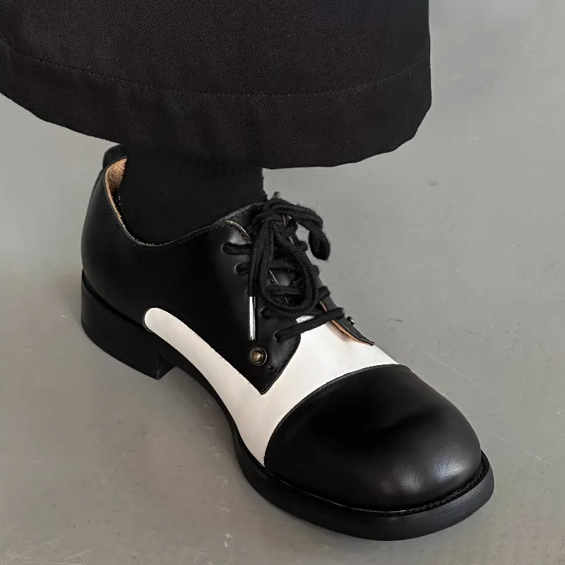 Luxury Fashion Genuine Leather Casual Business Gentleman Derby Shoes Men Cowhide Lace Up High Quality Dress Leather Shoes Male