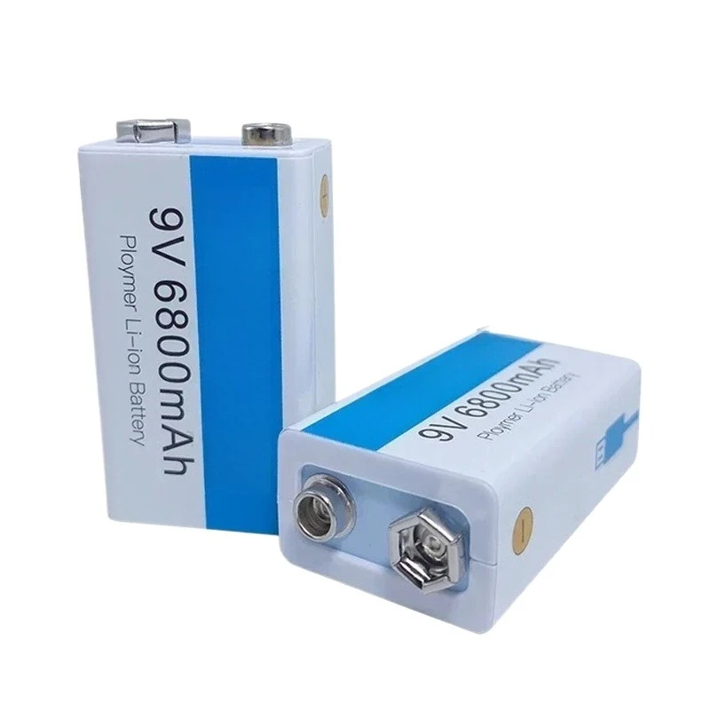 For Multimeter Microphone Toy USB Charging Cable Battery Rechargeable Battery USB Type-C Battery Lithium 6800mAh 9V