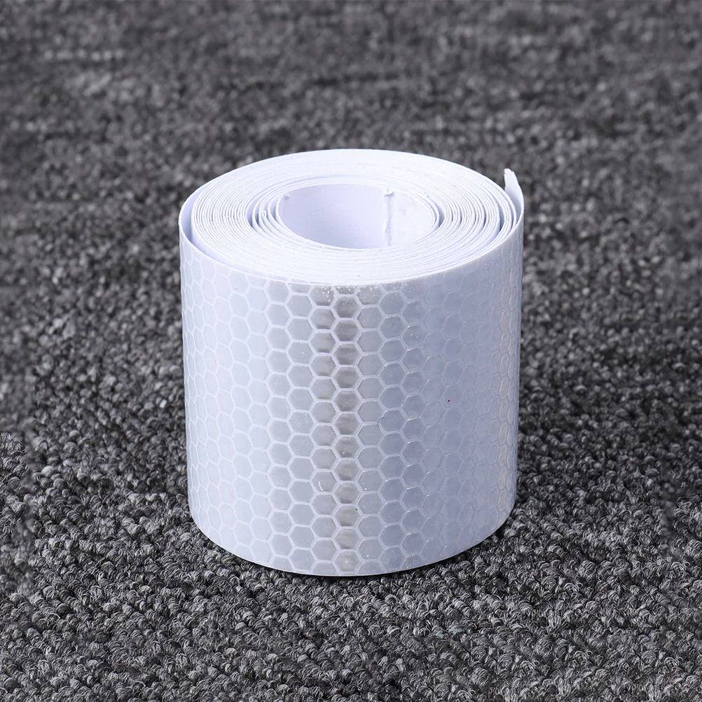 3 لفات من ملصقات تحذير السلامة بشريط عاكس عالي الوضوح للسيارات والدراجات والخوذات وعلامات الطريق والتنبيه الليلي #4