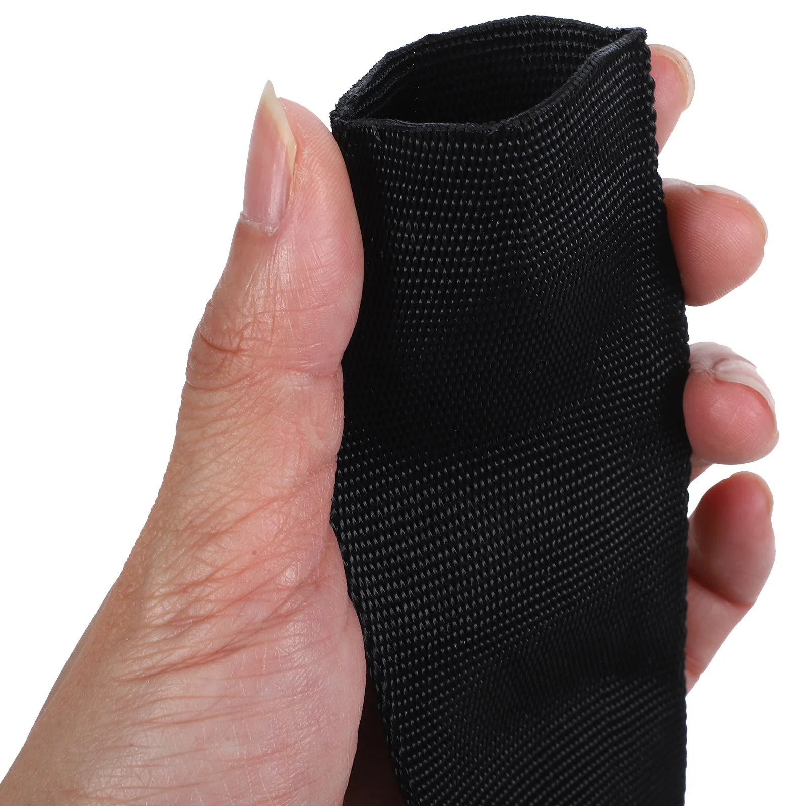 

Adjustable Nylon Protector Cable Cover Durable Lightweight Wear-Resistant Easy Install Travel Use Compatible Most Sizes Rope