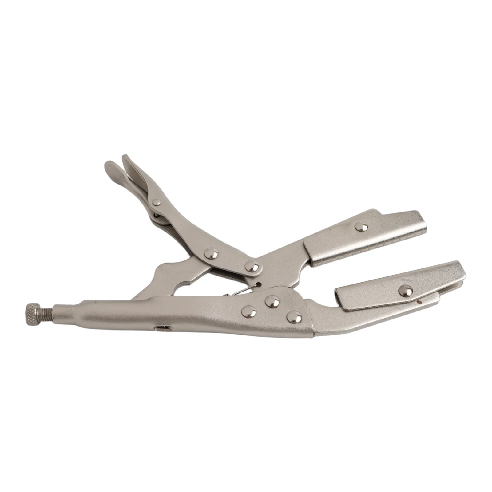Professional 10 inch Locking Hose Clamp Pliers for For welding and Maintenance with Nickel Plated Carbon Steel Jaw