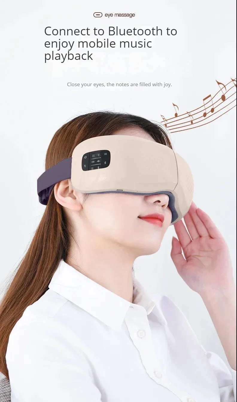 E01 WalMart Amazon EBay Best Sell Intelligent Eye Massage Equipment with Heat Compression Smart Eye Massager Instrument Machine