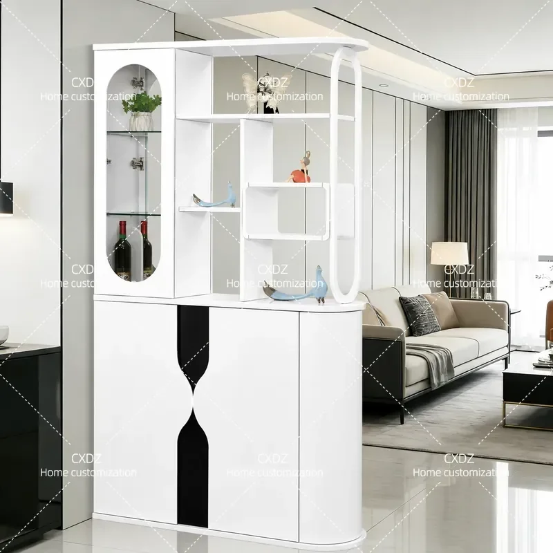 Bairuite home double-sided partition  sofa block cabinet, living room front door, entrance cabinet, wine cabinet,